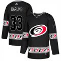 Hurricanes #33 Soctt Darling Black Team Logos Fashion Adidas Jersey