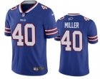Nike Bills #40 Von Miller Royal Vapor Untouchable Limited Jersey