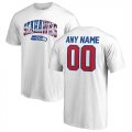Seattle Seahawks NFL Pro Line by Fanatics Branded Any Name & Number Banner Wave T-Shirt White
