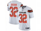 Nike Cleveland Browns #32 Jim Brown Vapor Untouchable Limited White NFL Jersey