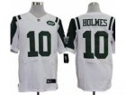 Nike NFL New York Jets #10 Santonio Holmes White Elite jerseys