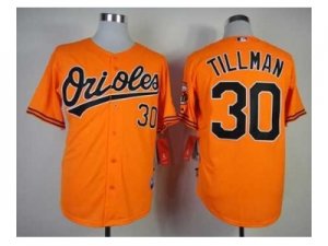 mlb jerseys baltimore orioles #30 tillman orange