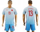 Turkey #13 Koybasi Away Soccer Country Jersey