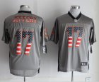 Nike Chicago Bears #17 Jeffery Grey Jerseys(USA Flag Fashion Shadow Elite)