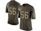 Mens Nike Washington Redskins #56 Zach Brown Limited Green Salute to Service NFL Jersey