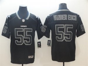 Nike Cowboys # 55 Leighton Vander Esch Black Shadow Legend Limited Jersey