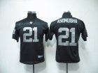 youth Oakland Raiders #21 Nnamdi Asomugha black