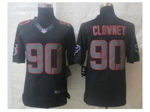 Nike jerseys houston texans #90 clowney black[impact Limited][clowney]