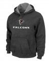 Atlanta Falcons Authentic Logo Pullover HoodieD.Grey