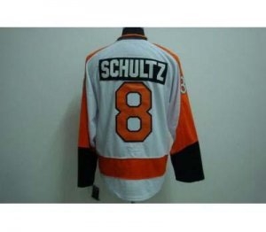 nhl philadelphia flyers #8 schultz white winter classic