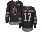 Men Adidas Vegas Golden Knights #17 Vegas Strong Black 1917-2017 100th Anniversary Stitched NHL Jersey