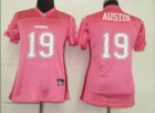 women nfl dallas cowboys #19 austin pink[2011 fem fan]