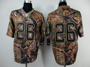 Nike Pittsburgh Steelers #26 Le Veon Bell Camo Realtree Jerseys(Elite)