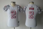 women nfl atlanta falcons #2 ryan field flirt fashion white[zebra]