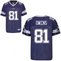 nfl dallas cowboys #81 owens blue