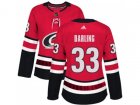 Women Adidas Carolina Hurricanes #33 Scott Darling Red Home Authentic Stitched NHL Jersey