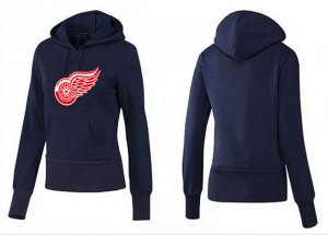 NHL Women Detroit Red Wings Logo Pullover Hoodie 20