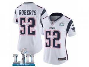 Women Nike New England Patriots #52 Elandon Roberts White Vapor Untouchable Limited Player Super Bowl LII NFL Jersey