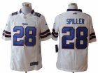 Nike NFL Buffalo Bills #28 C.J. Spiller White Jerseys(Limited)