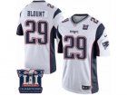 Youth Nike New England Patriots #29 LeGarrette Blount White Super Bowl LI Champions NFL Jersey