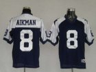 nfl dallas cowboys #8 aikman thanksgiving blue