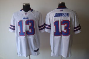 Nike nfl Buffalo Bills #13 Johnson white Elite jerseys