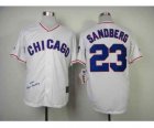 mlb jerseys chicago cubs #23 sandberg white[1988 m&n]