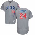 Men's Majestic Chicago Cubs #24 Dexter Fowler Grey Flexbase Authentic Collection MLB Jersey