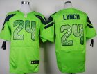 Nike NFL Seattle Seahawks #24 Marshawn Lynch green[Elite]