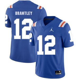 Florida Gators #12 John Brantley Blue Throwback College