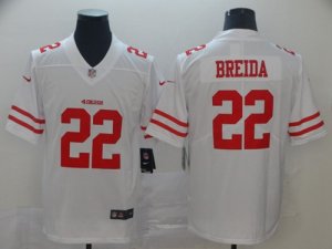 Nike 49ers #22 Matt Breida White Vapor Untouchable Limited Jesey