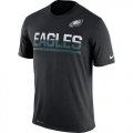 Mens Philadelphia Eagles Nike Practice Legend Performance T-Shirt Black