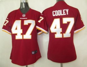 nike women nfl jerseys washington redskins #47 cooley red