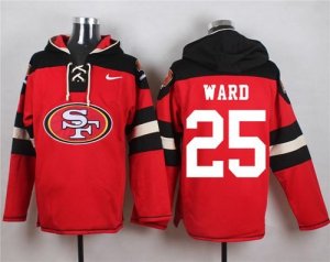 Nike San Francisco 49ers #25 Jimmie Ward Red Player Pullover Hoodie