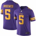 Youth Nike Minnesota Vikings #5 Teddy Bridgewater Limited Purple Rush NFL Jersey