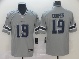 Nike Cowboys #19 Amari Cooper Gray Inverted Legend