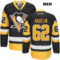 Mens Pittsburgh Penguins #62 Carl Hagelin Reebok Black Premier Jersey