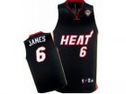 nba Miami Heat #6 LeBron James Blacknba Miami Heat #6 LeBron James Black