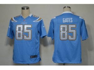NEW San Diego Chargers #85 Antonio Gates lt.blue Jerseys(Game)