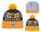 Packers Fresh Logo Yellow Pom Knit Hat YD