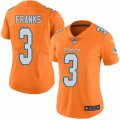 Women's Nike Miami Dolphins #3 Andrew Franks Limited Orange Rush NFL Jersey
