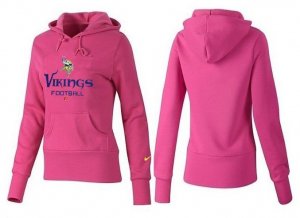 Women Minnesota Vikings Logo Pullover Hoodie-110