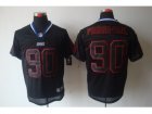 Nike NFL New York Giants #90 Jason Pierre-Paul Black Jerseys[Elite lights out]