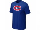 NHL Montreal Canadiens Big & Tall Logo Blue T-Shirt