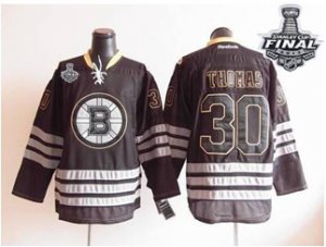 nhl jerseys boston bruins #30 thomas black ice[2013 stanley cup]