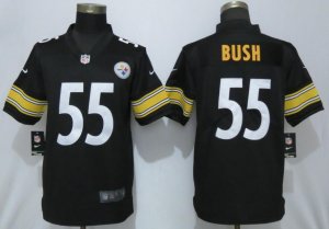 Nike Steelers #55 Devin Bush Black 2019 NFL Draft First Round Pick Vapor Untouchable