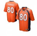2014 Super Bowl XLVIII Denver Broncos #80 thomas Orange game Jersey