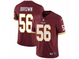 Mens Nike Washington Redskins #56 Zach Brown Vapor Untouchable Limited Burgundy Red Team Color NFL Jersey