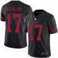 Mens Nike San Francisco 49ers #17 Jeremy Kerley Limited Black Rush NFL Jersey