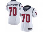 Women Nike Houston Texans #70 Julien Davenport Vapor Untouchable Limited White NFL Jersey